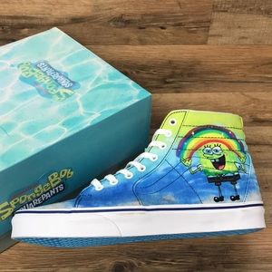 VANS SK8 HIGH TOP SPONGEBOB BRAND NEW
